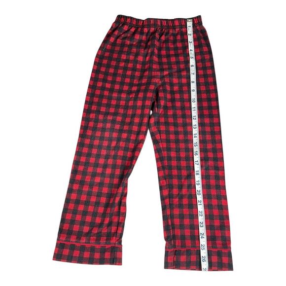 Unisex Pajama Sets Mario Bros Size 6 Outdoor Kids Red & Black Plaid Size 5 Used - Picture 6 of 14